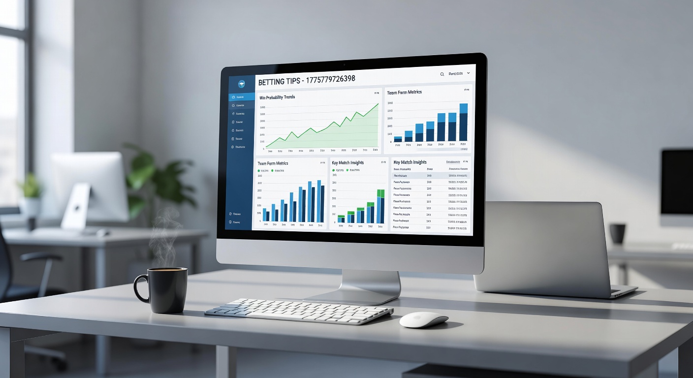 Close-up of a punter reviewing betting slips and stats on a tablet during an April 2026 match