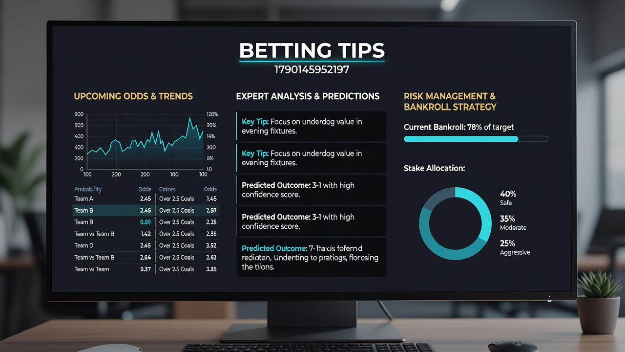 Global sports betting interface displaying tips and odds comparison