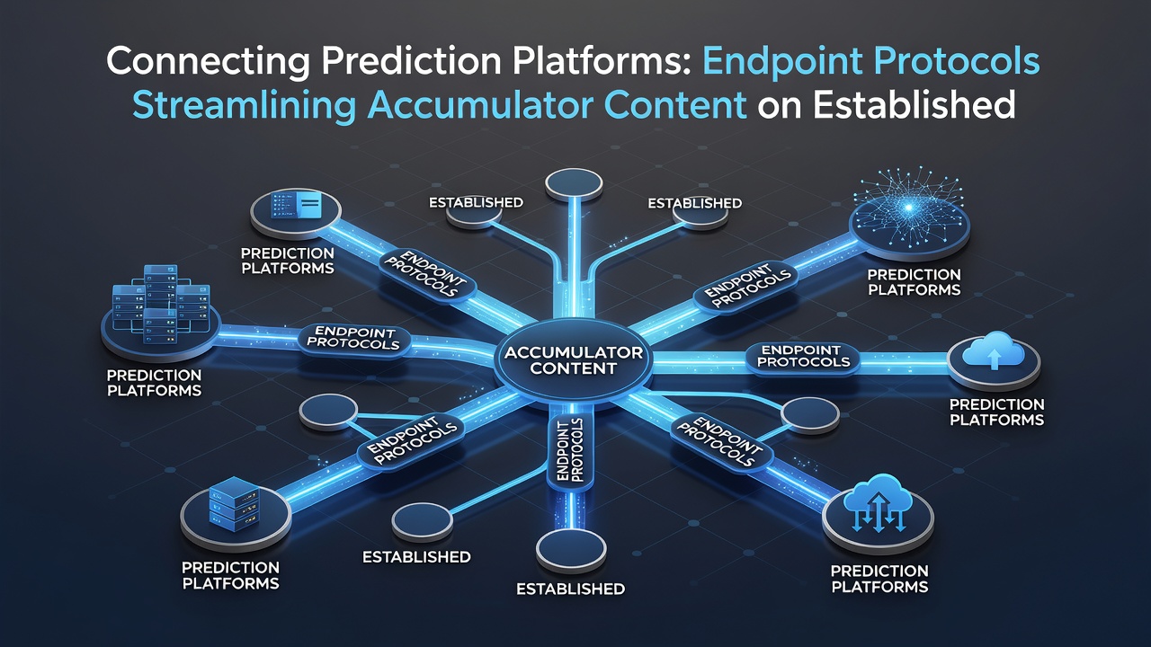 Diagram showing data flow from prediction endpoints into accumulator blog posts
