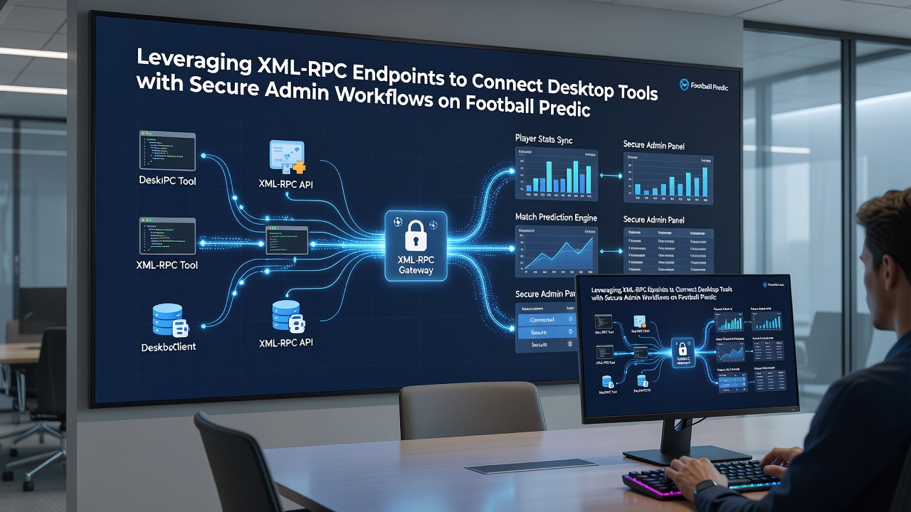 Secure admin dashboard displaying real-time synchronization status from desktop XML-RPC client
