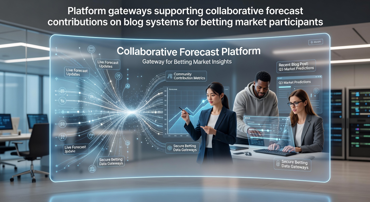 Platform gateways connecting multiple contributors to shared forecasting tools on betting blog systems